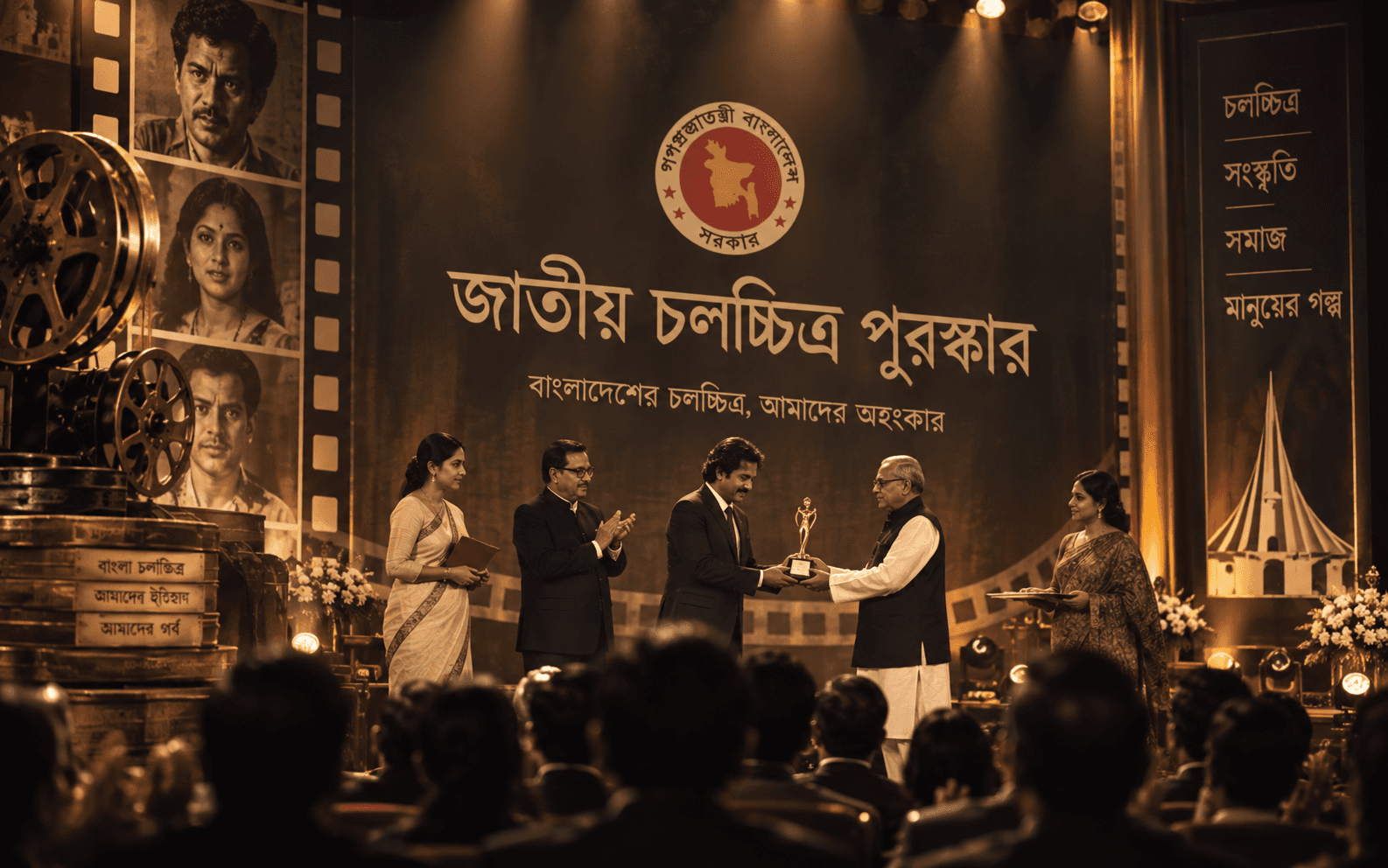 জাতীয় চলচ্চিত্র পুরস্কার অনুষ্ঠানের মঞ্চ